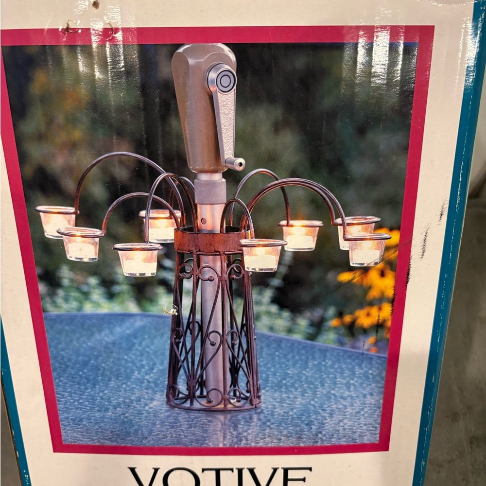 Scroll Umbrella Votive Holder